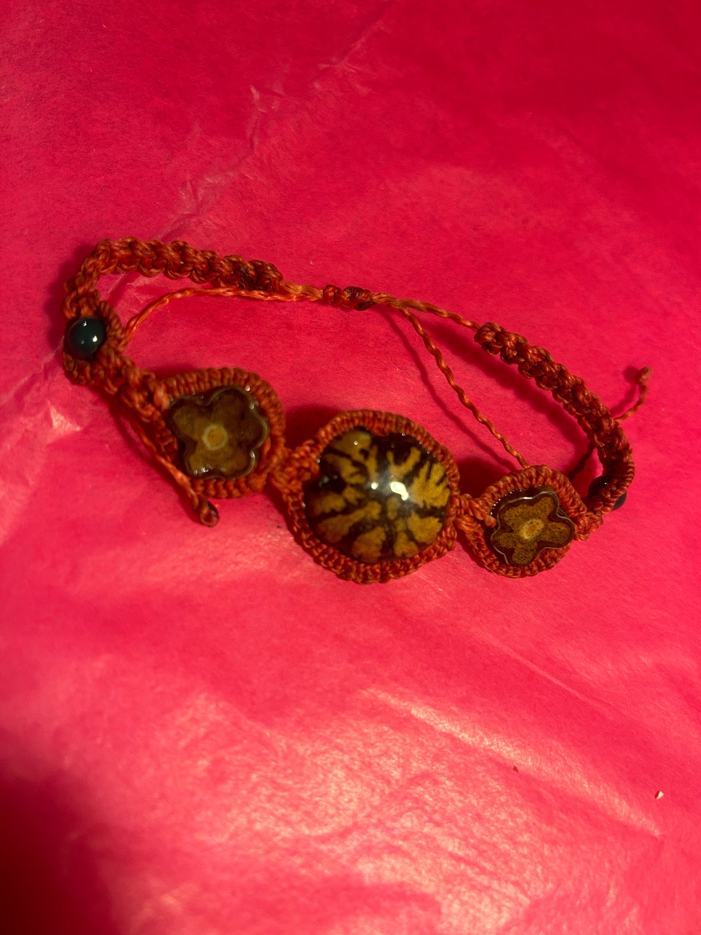 Ayahuasca Macrame Bracelet - Hand Woven