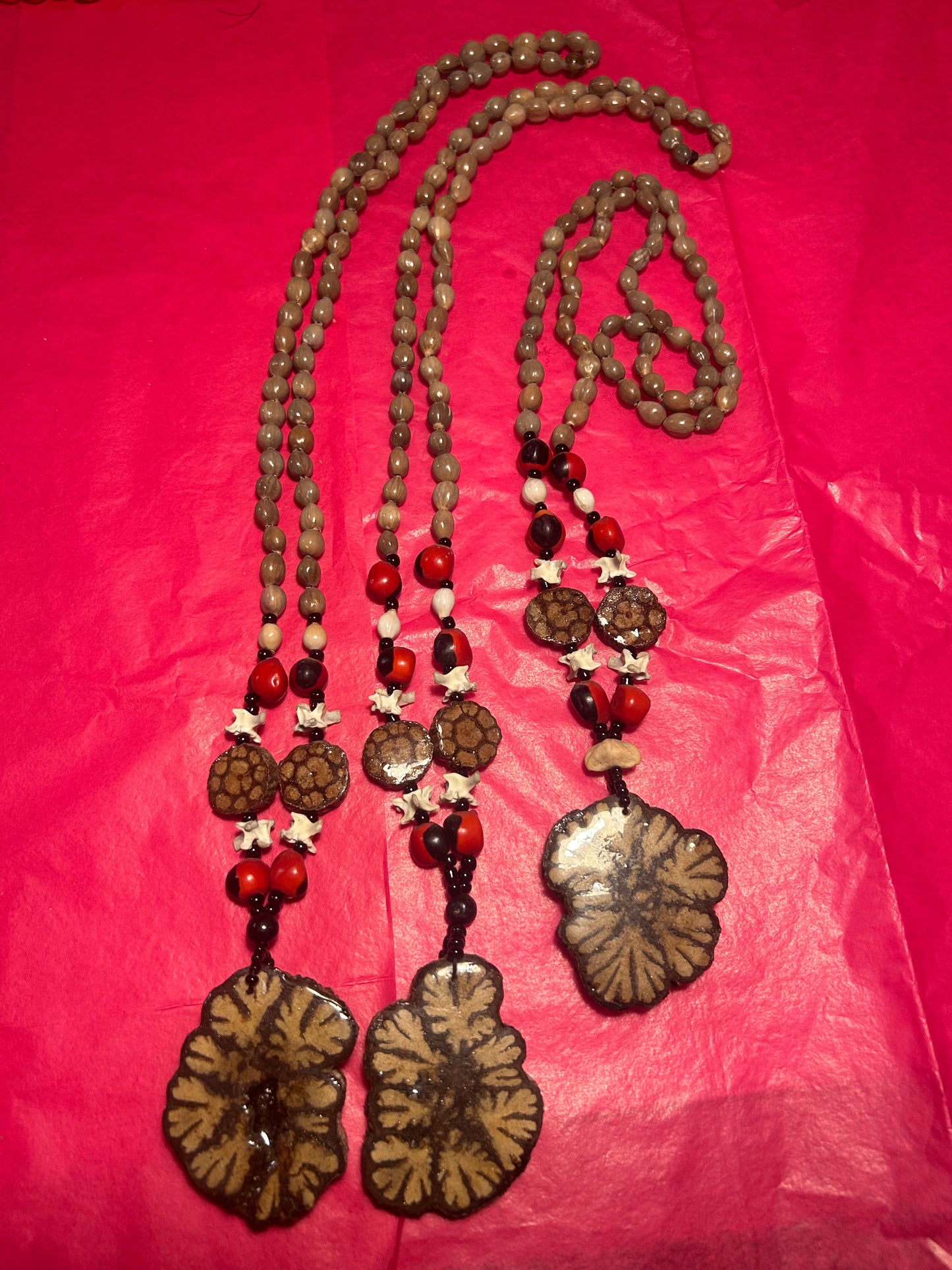 Ceremonial Ayahuasca Beaded Necklace (Large Size)