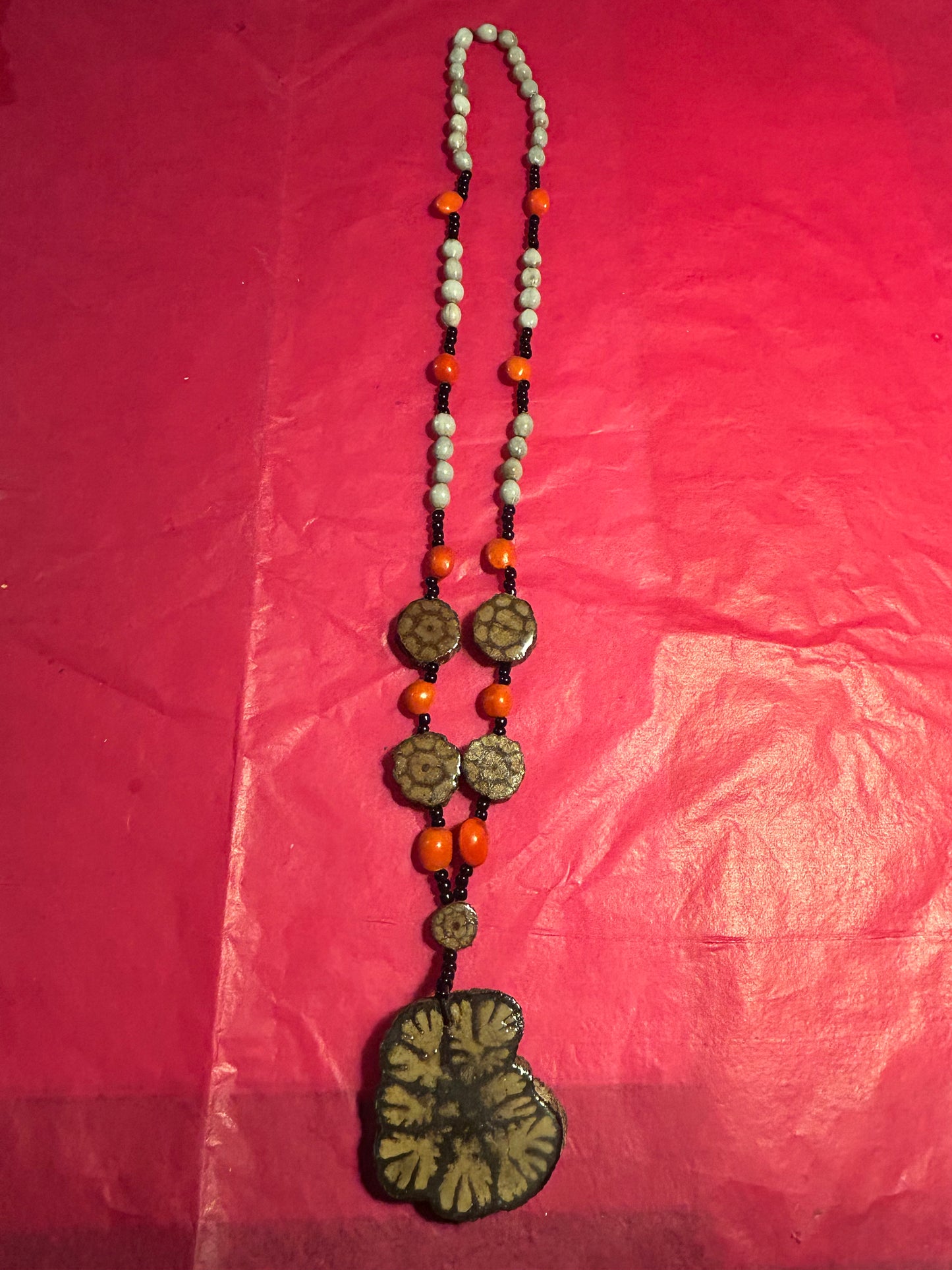 Ceremonial Ayahuasca Beaded Necklace (Large Size)