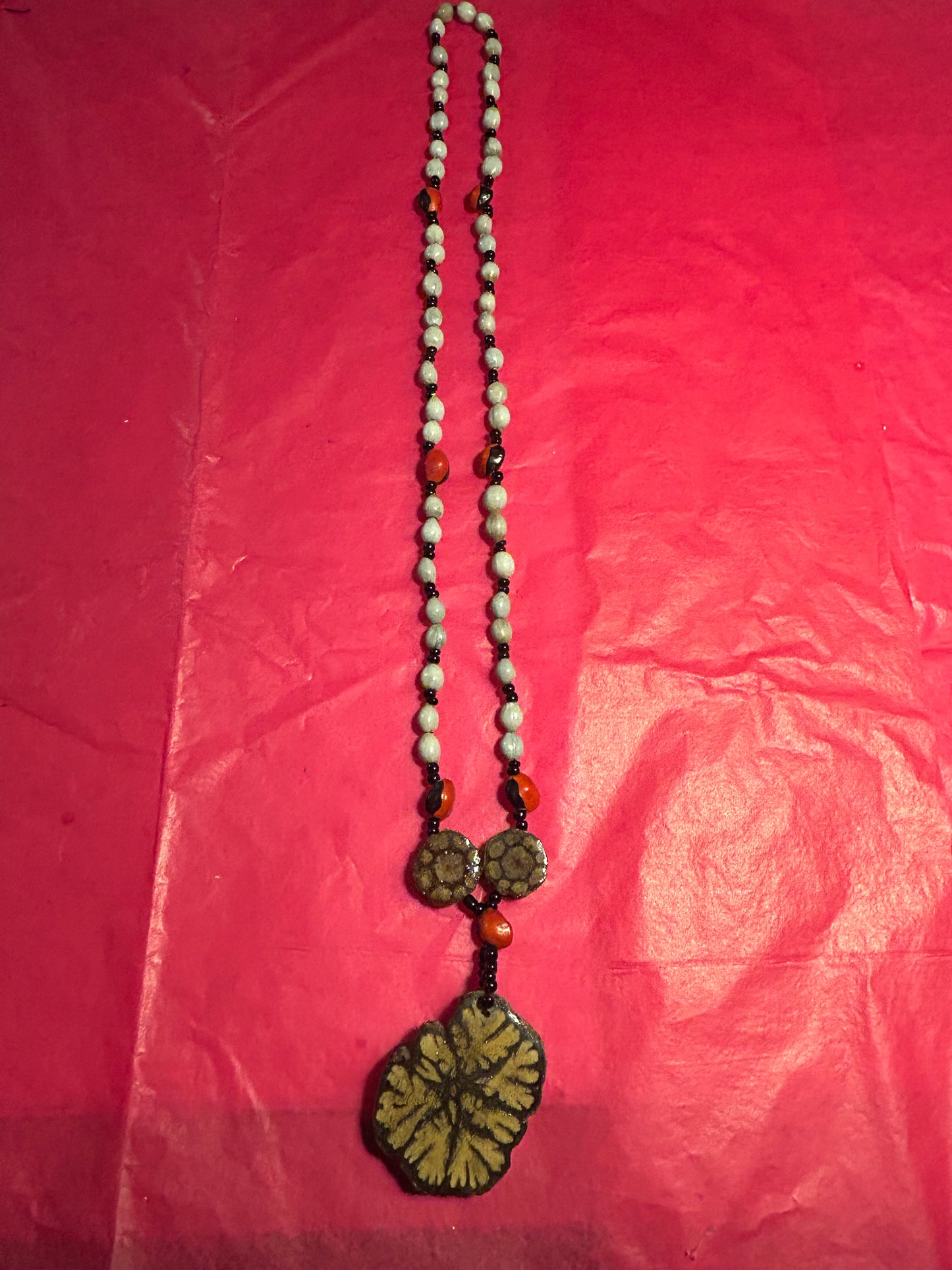 Ceremonial Ayahuasca Beaded Necklace (Large Size)