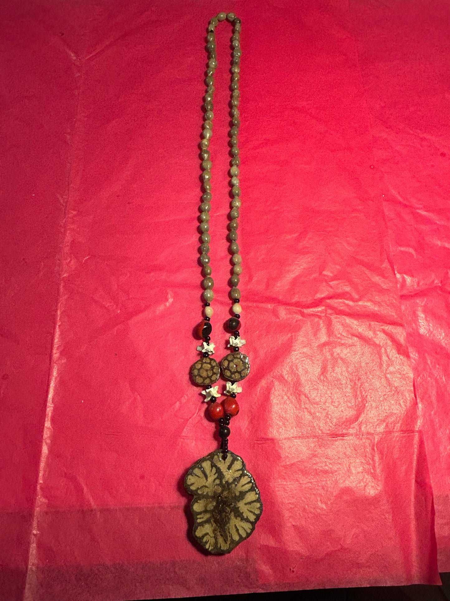 Ceremonial Ayahuasca Beaded Necklace (Large Size)