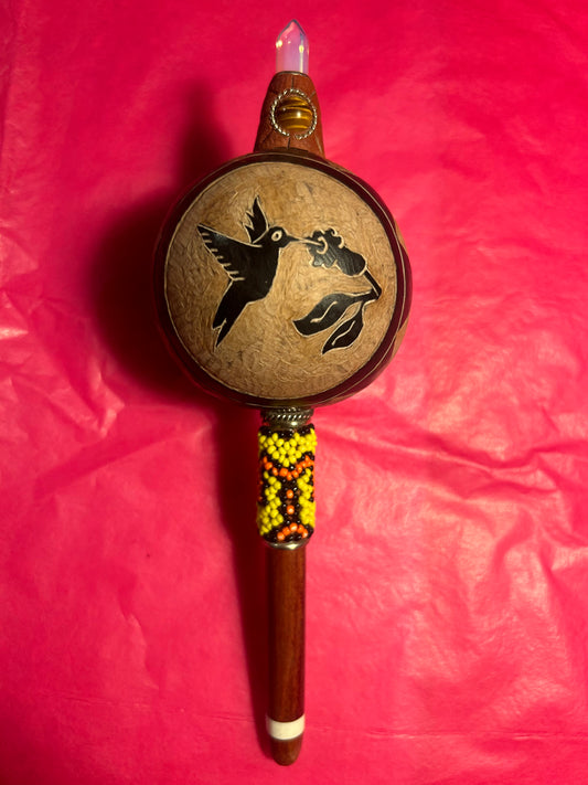 Ceremonial Gourd Rattles - Shipibo Tribe