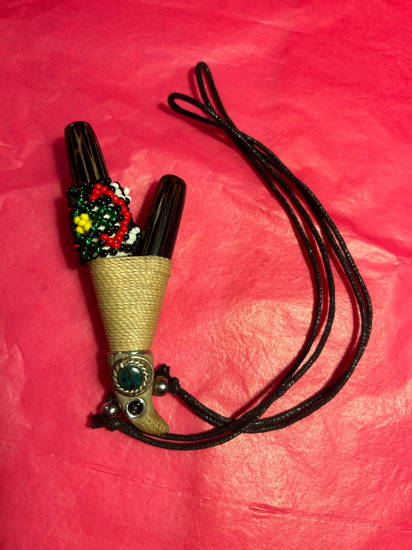 Kuripe with Necklace - Chakira Beadwork Variants