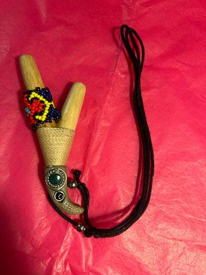 Kuripe with Necklace - Chakira Beadwork Variants