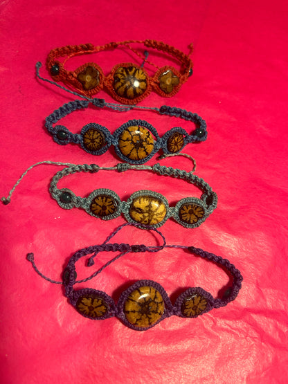Ayahuasca Macrame Bracelet - Hand Woven