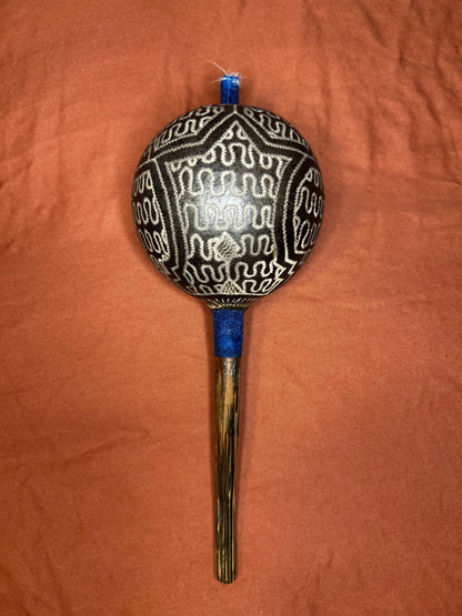 Authentic Shipibo Handcrafted Rattle (Large - ICARO)