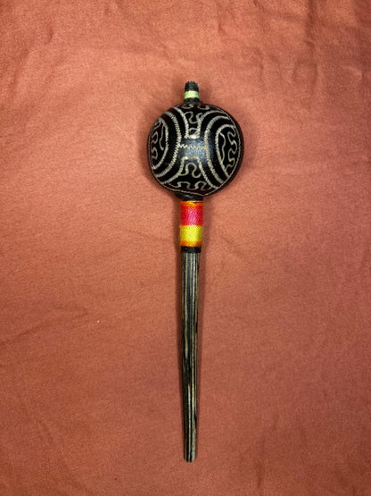 Authentic Shipibo Handcrafted Rattle (Small "Icaro")