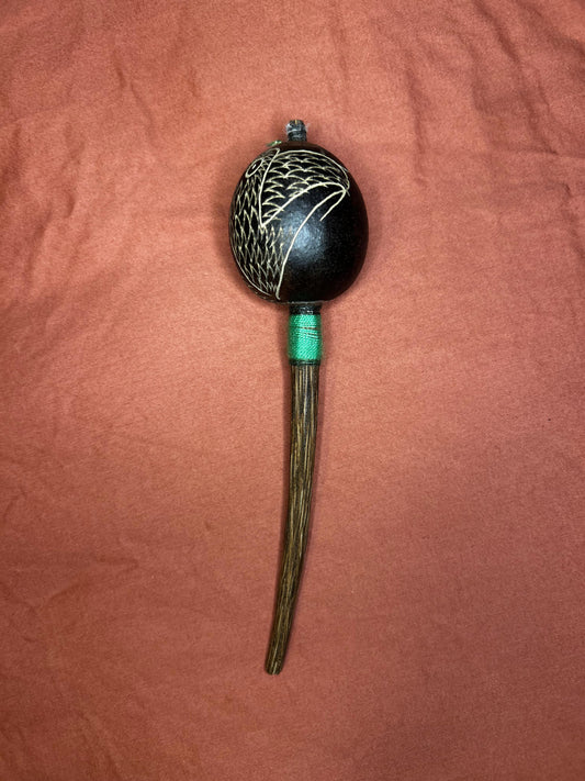 Authentic Shipibo Handcrafted Rattle (Small Condor)