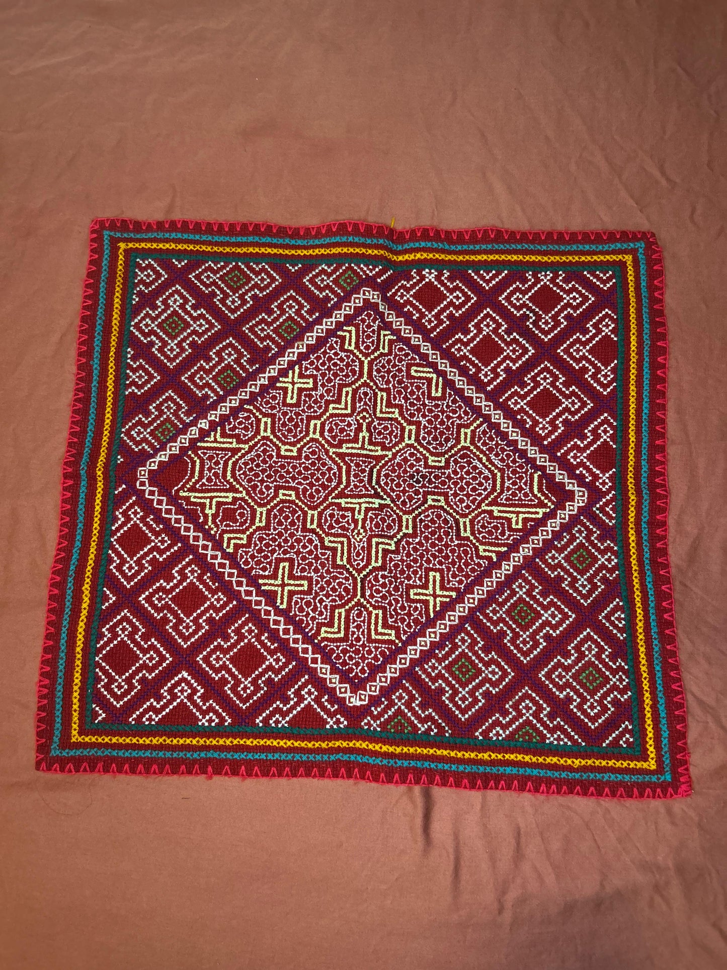 MEDIUM Authentic Shipibo Handwoven Ícaro Tapestry